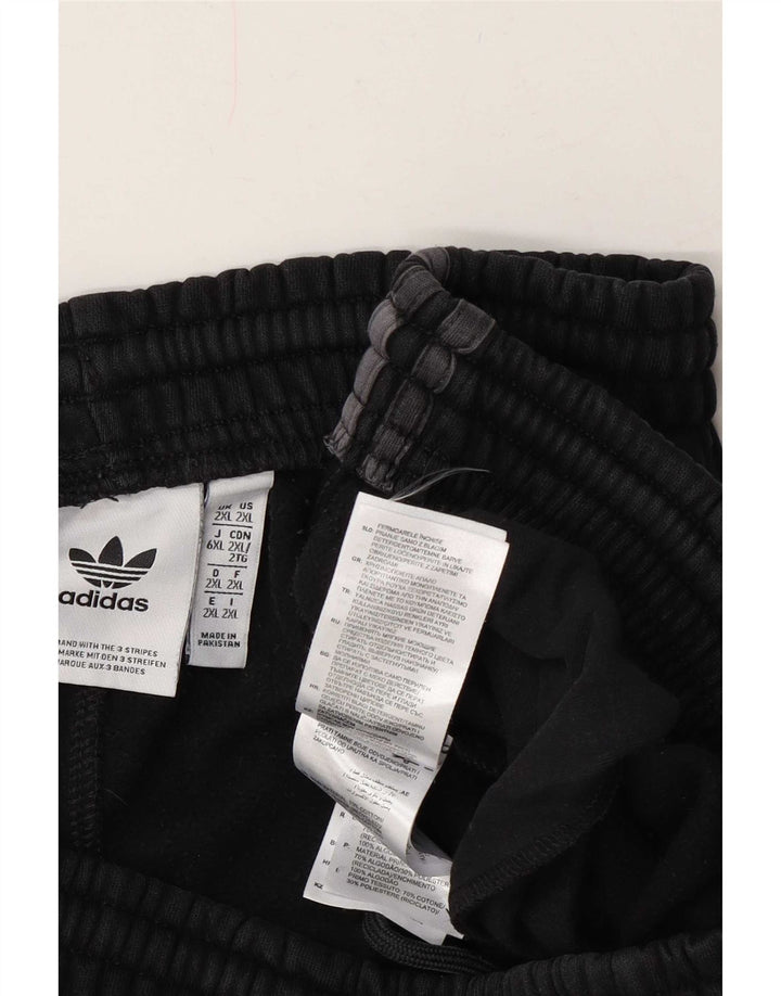 Adidas Pantalones cortos deportivos para hombre 2XL Algodón negro