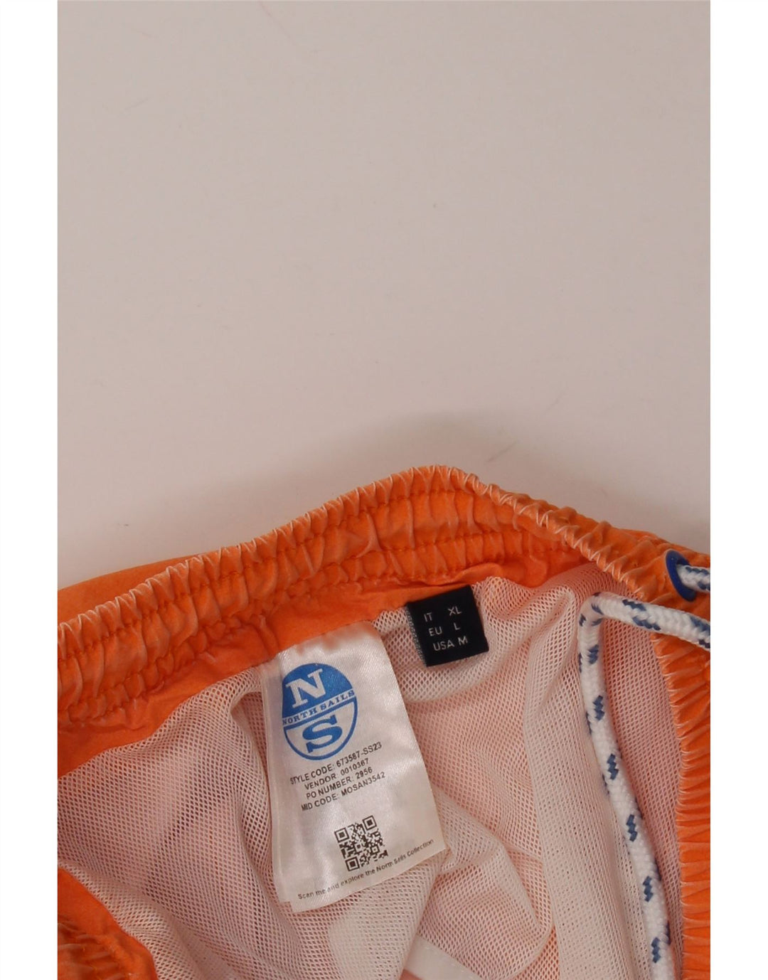 NORTH SAILS Bañador Hombre Grande Poliamida Naranja