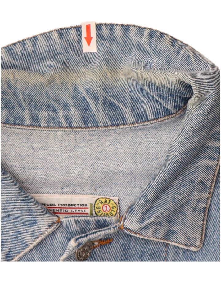 Raybest Chaqueta vaquera para hombre UK 42 XL Algodón azul