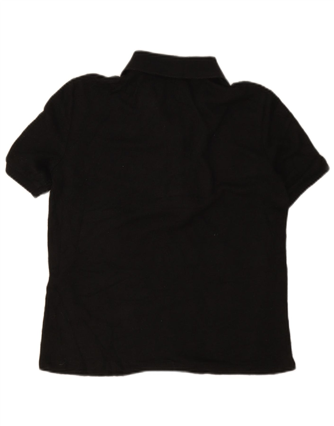 Zara Polo Mujer UK 10 Small Viscosa Negra
