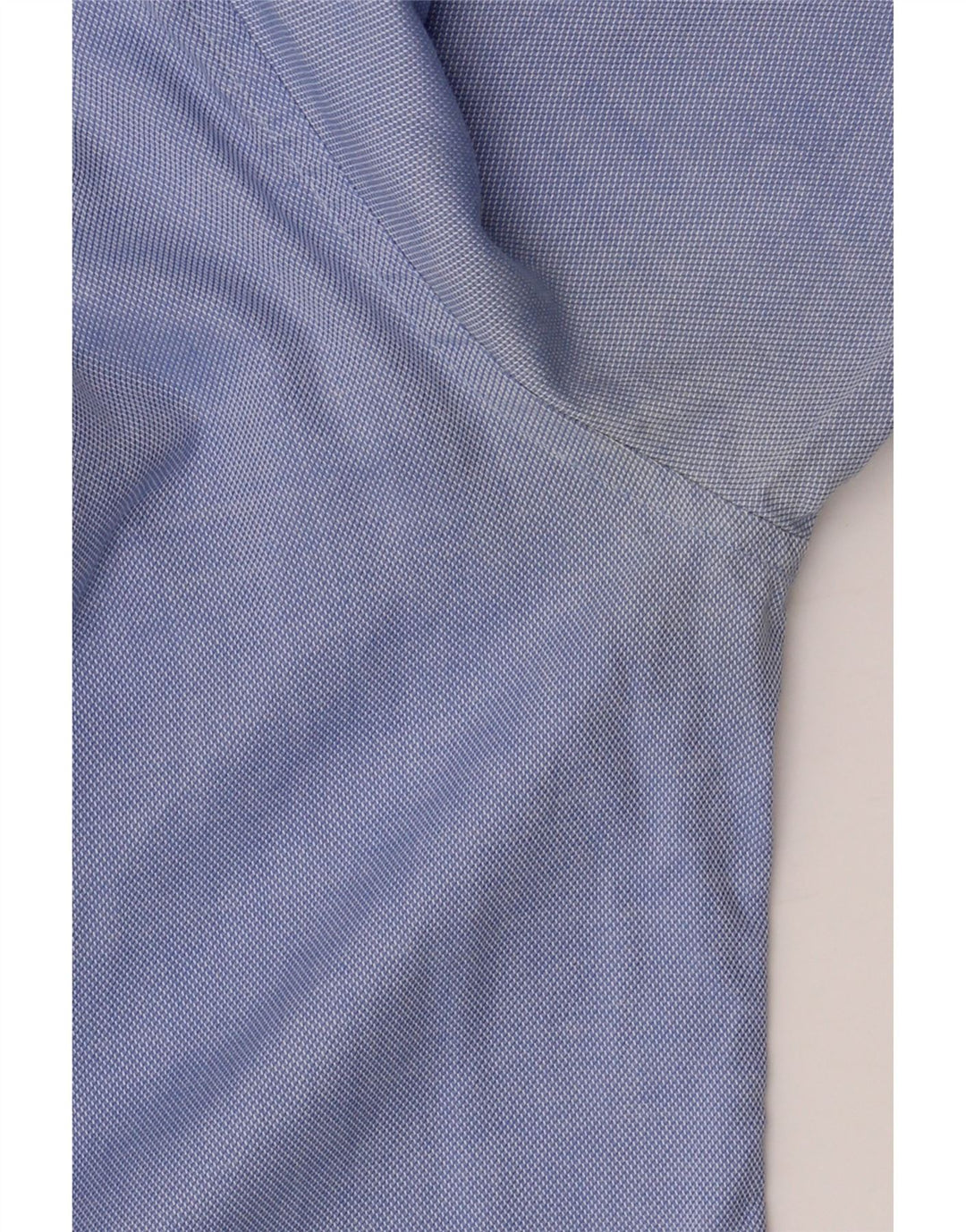 TOMMY HILFIGER Camisa a medida para hombre Talla 37 14 1/2 Pequeña Azul Algodón