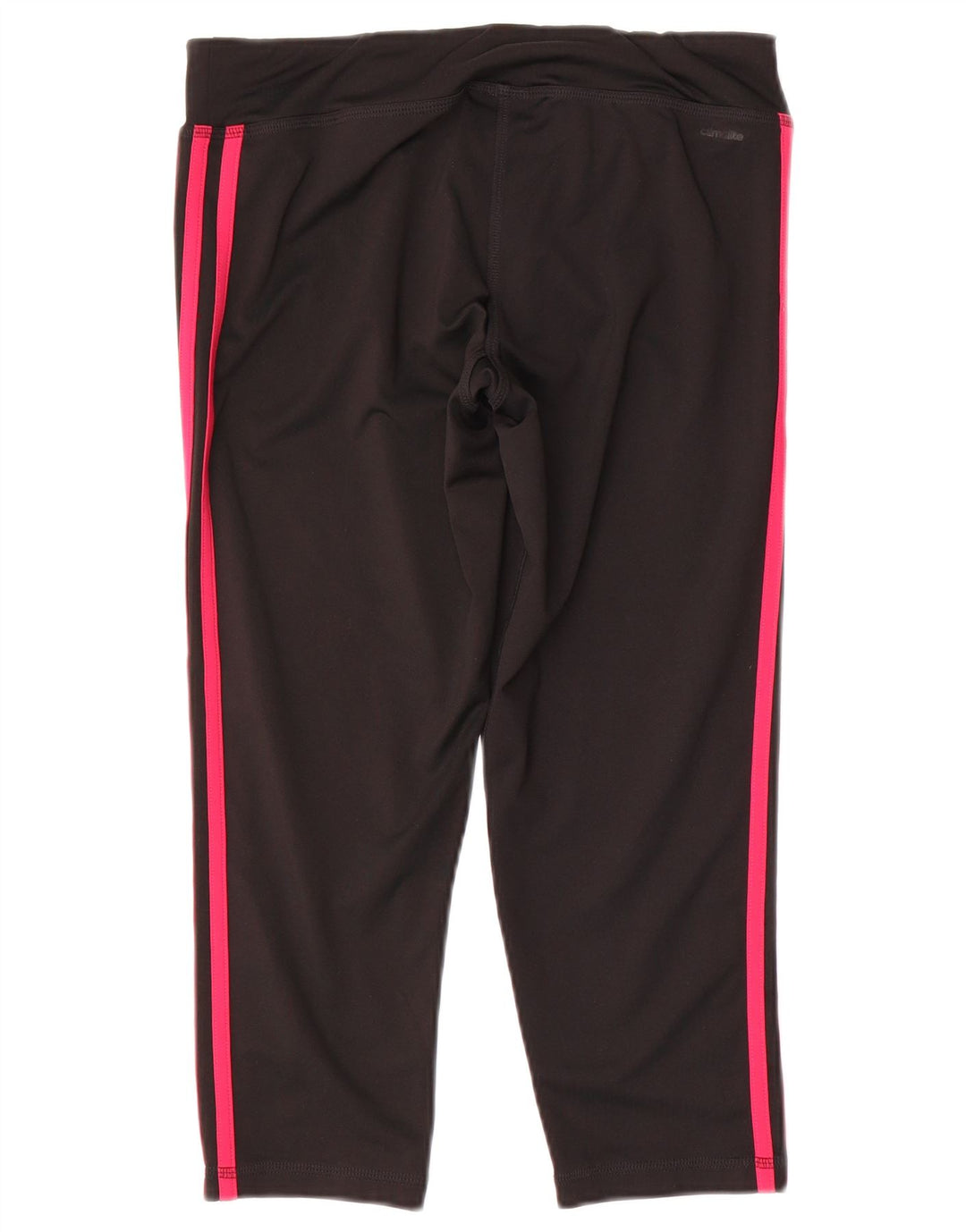 Adidas Mujer Climalite Capri Leggings Reino Unido 12/14 Mediano Negro Poliéster