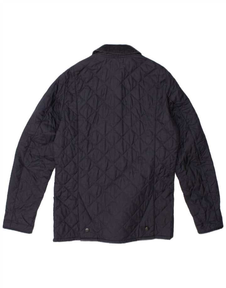 Barbour Chaqueta acolchada para hombre UK 38 Mediana Azul marino Poliamida