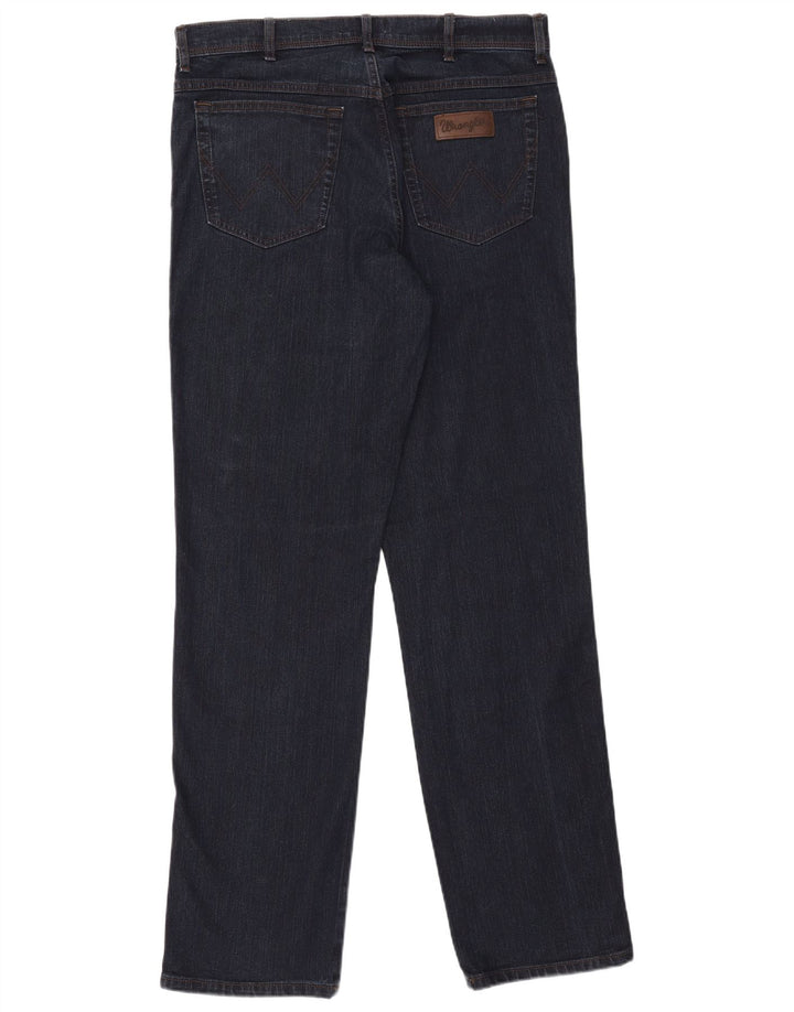 Wrangler Vaqueros rectos Texas para hombre W36 L36 Algodón azul marino