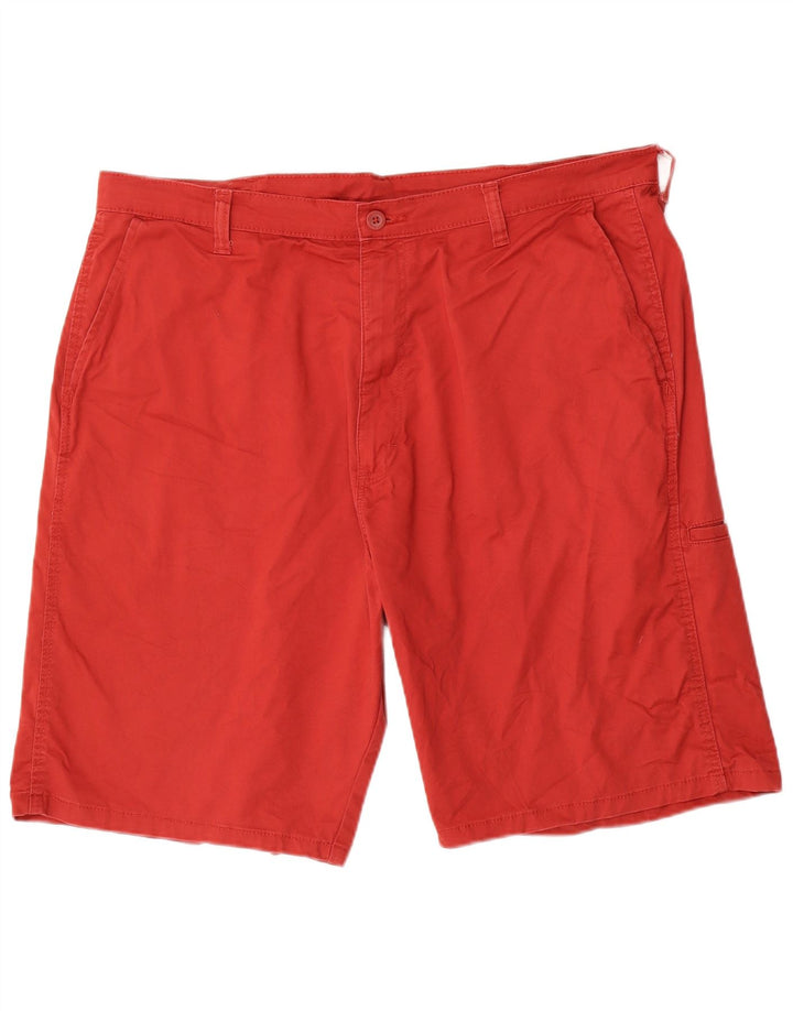 Wrangler Pantalones cortos cargo para hombre W38 XL Algodón rojo