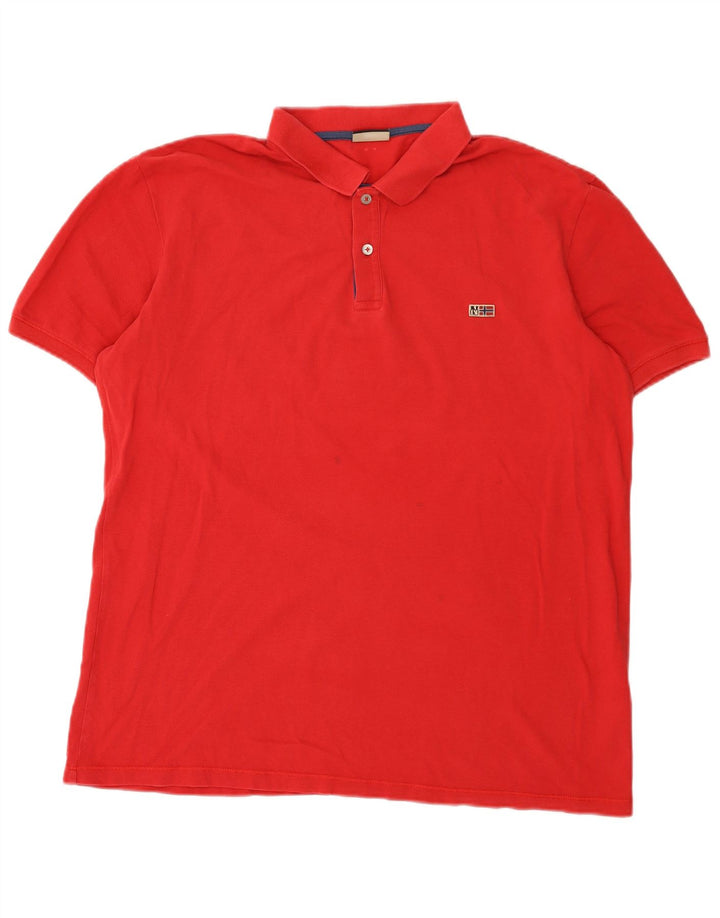 Napapijri Polo Hombre 2XL Rojo