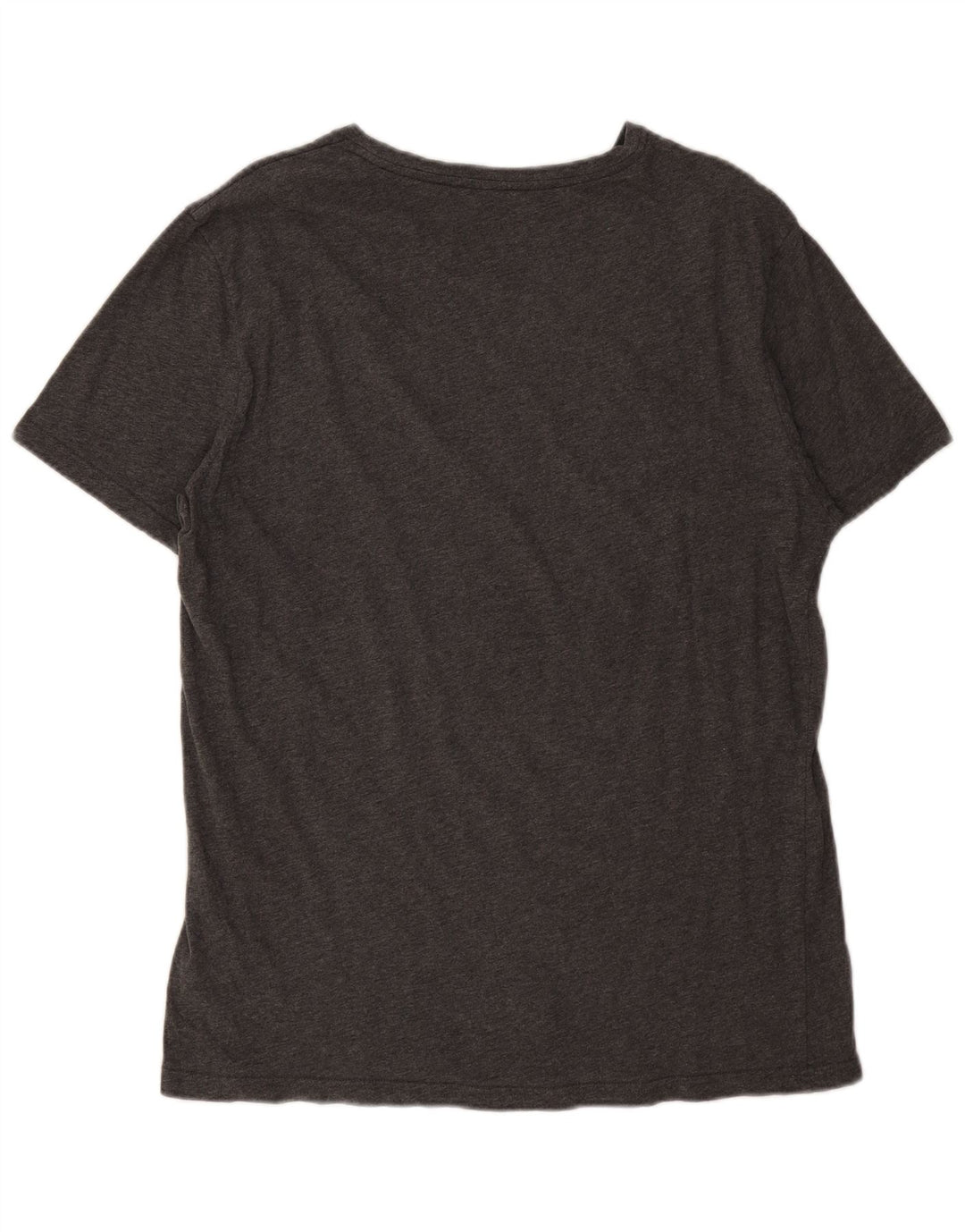 Tommy Hilfiger Camiseta gráfica para hombre Top grande de algodón gris