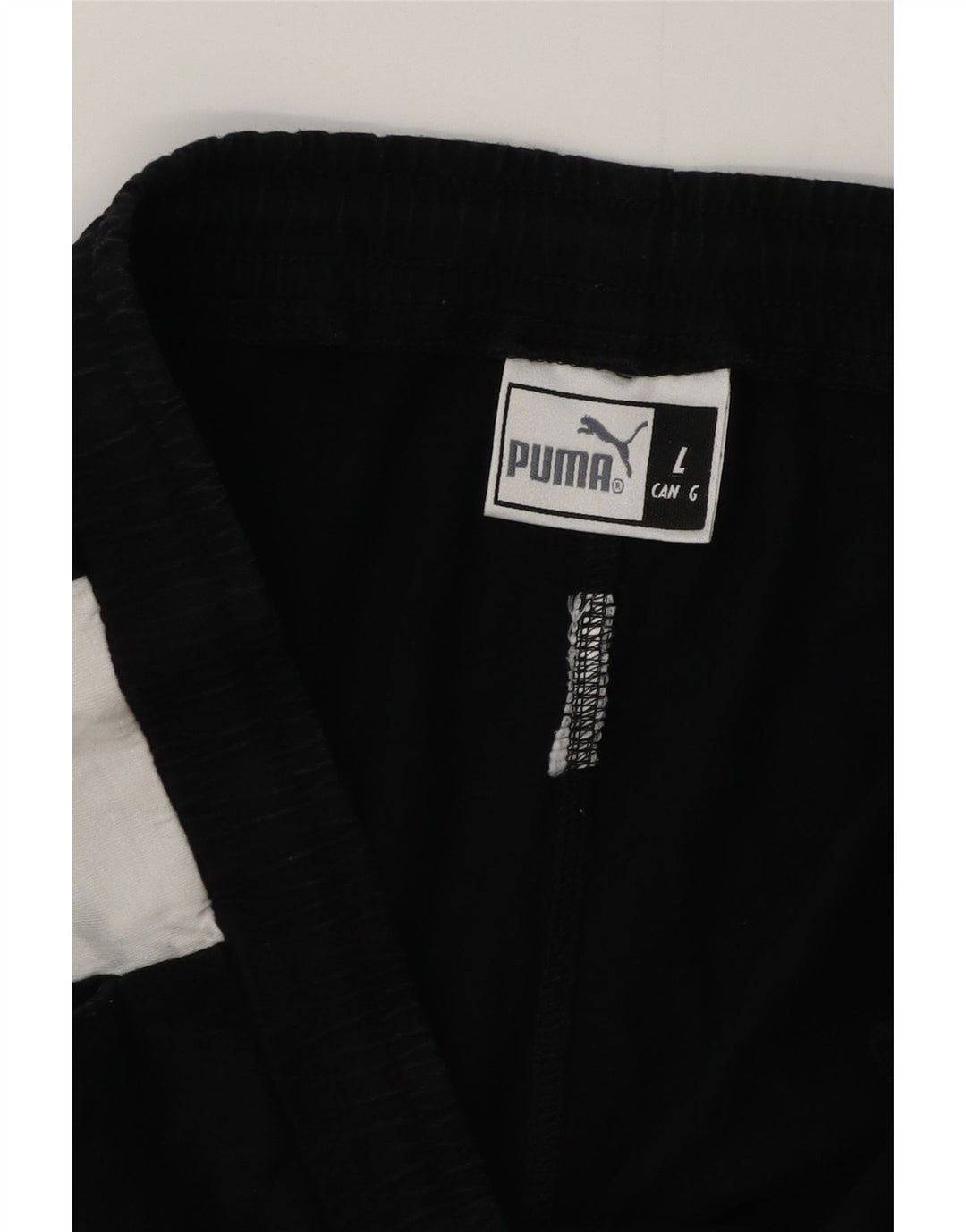 PUMA Pantalones cortos deportivos para hombre, talla grande, color negro