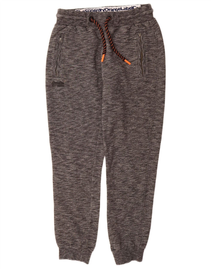 SUPERDRY Hombre Pantalones de chándal slim fit Joggers Small Grey Moteado