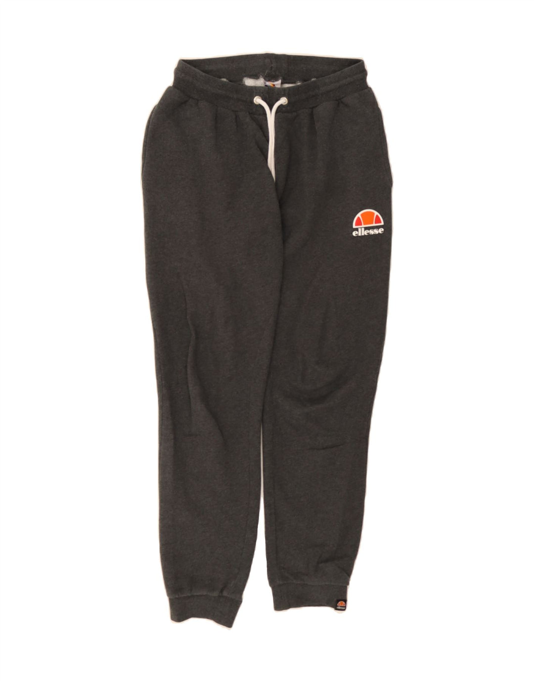 ELLESSE Womens Tracksuit Trousers Joggers UK 12 Medium  Grey Cotton Vintage Ellesse and Second-Hand Ellesse from Messina Hembry 