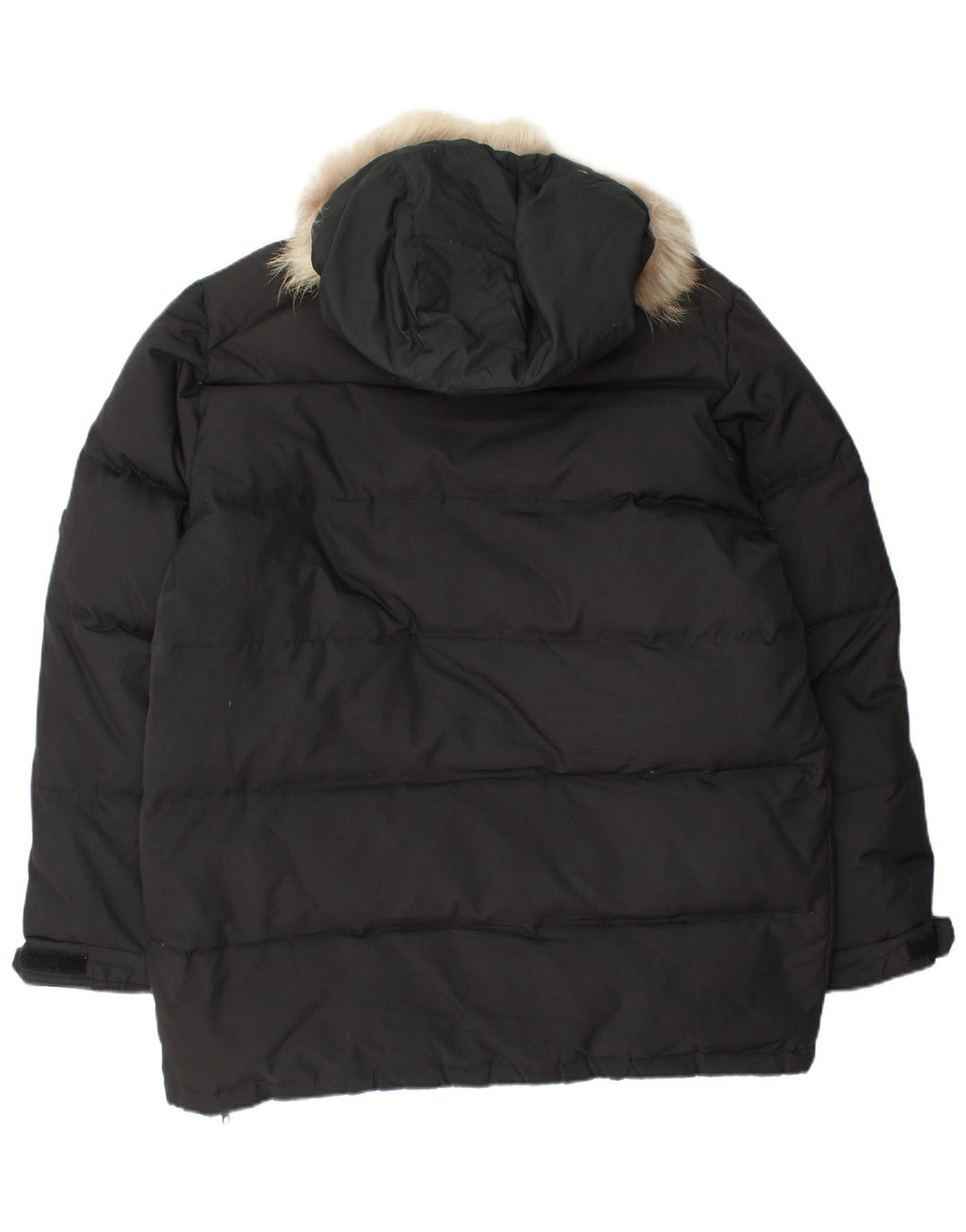Dubin Chaqueta acolchada con capucha para hombre UK 38 Mediana Poliéster negro