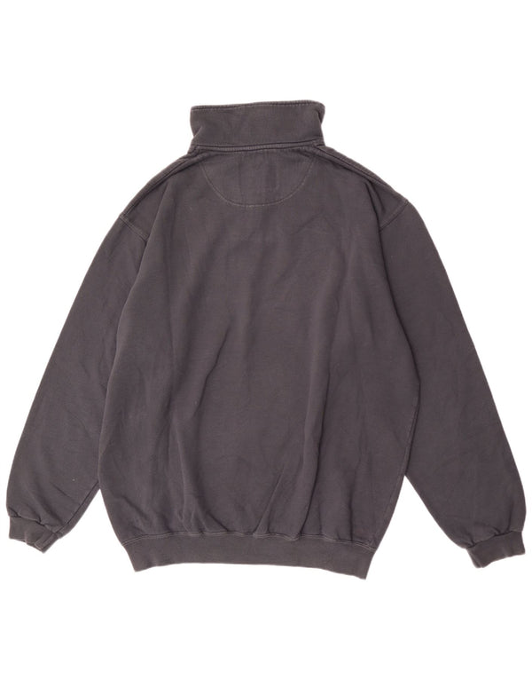 Champion Sudadera con cuello y cremallera para hombre, talla 2XL, algodón gris