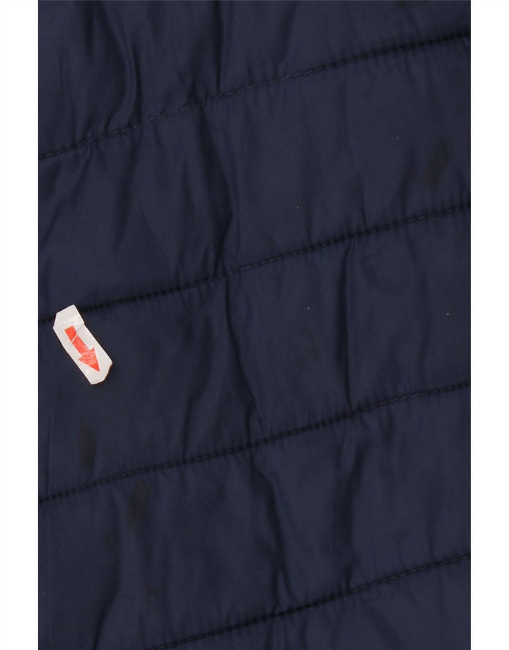 Superdry Chaqueta acolchada para hombre UK 40 Large Nylon azul marino