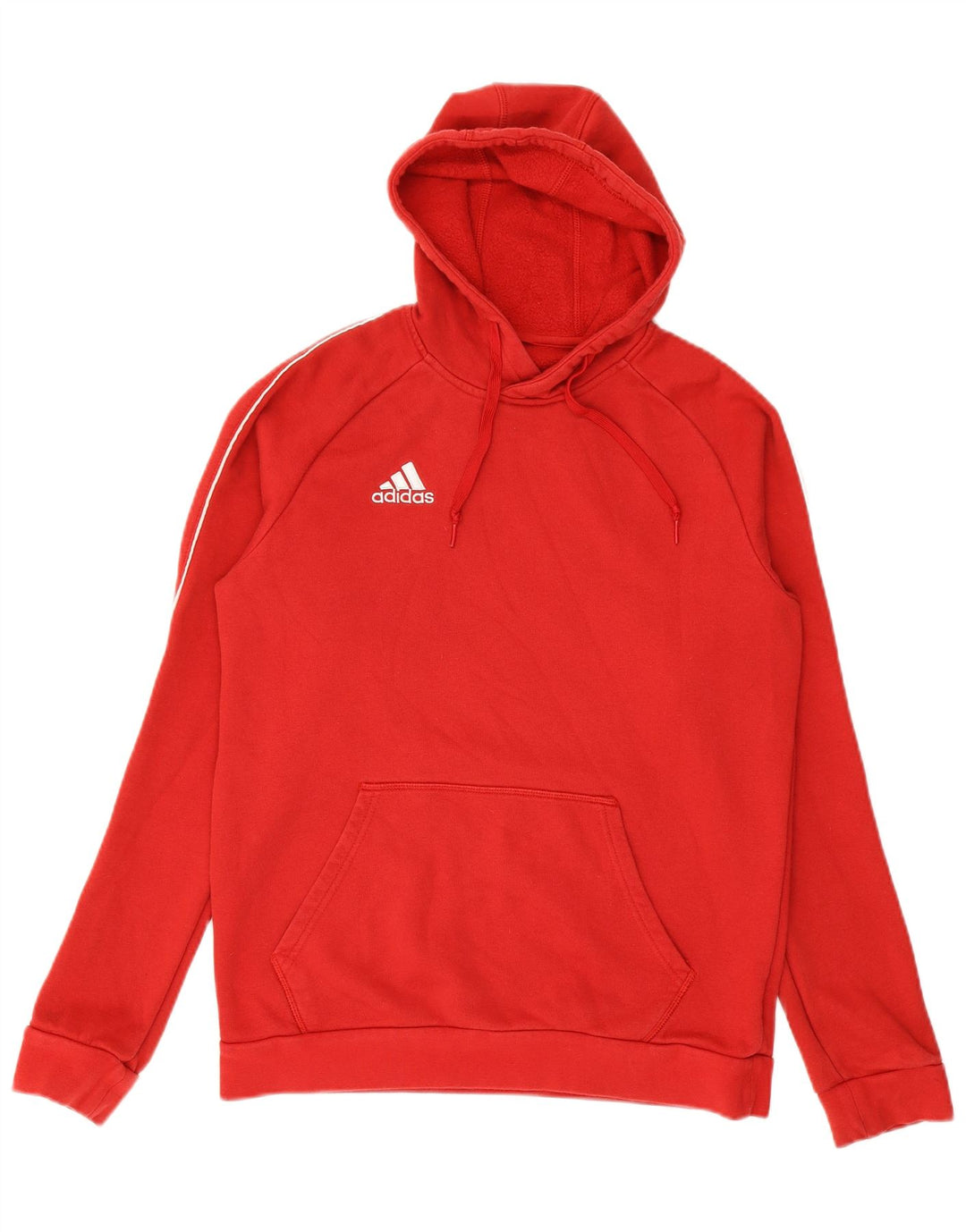 ADIDAS Hombre Sudadera con capucha Jumper Small Rojo Algodón