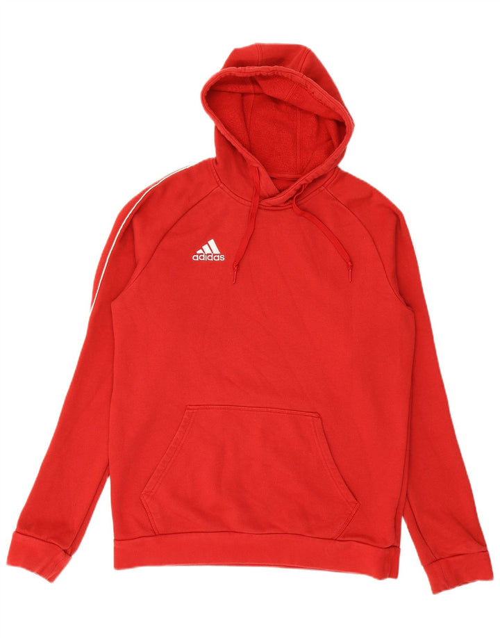 ADIDAS Hombre Sudadera con capucha Jumper Small Rojo Algodón
