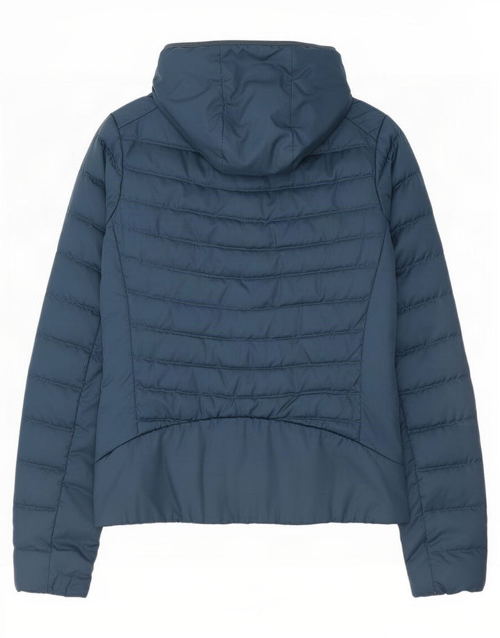 The North Face Chaqueta acolchada con capucha para mujer UK 10 Small Poliéster azul