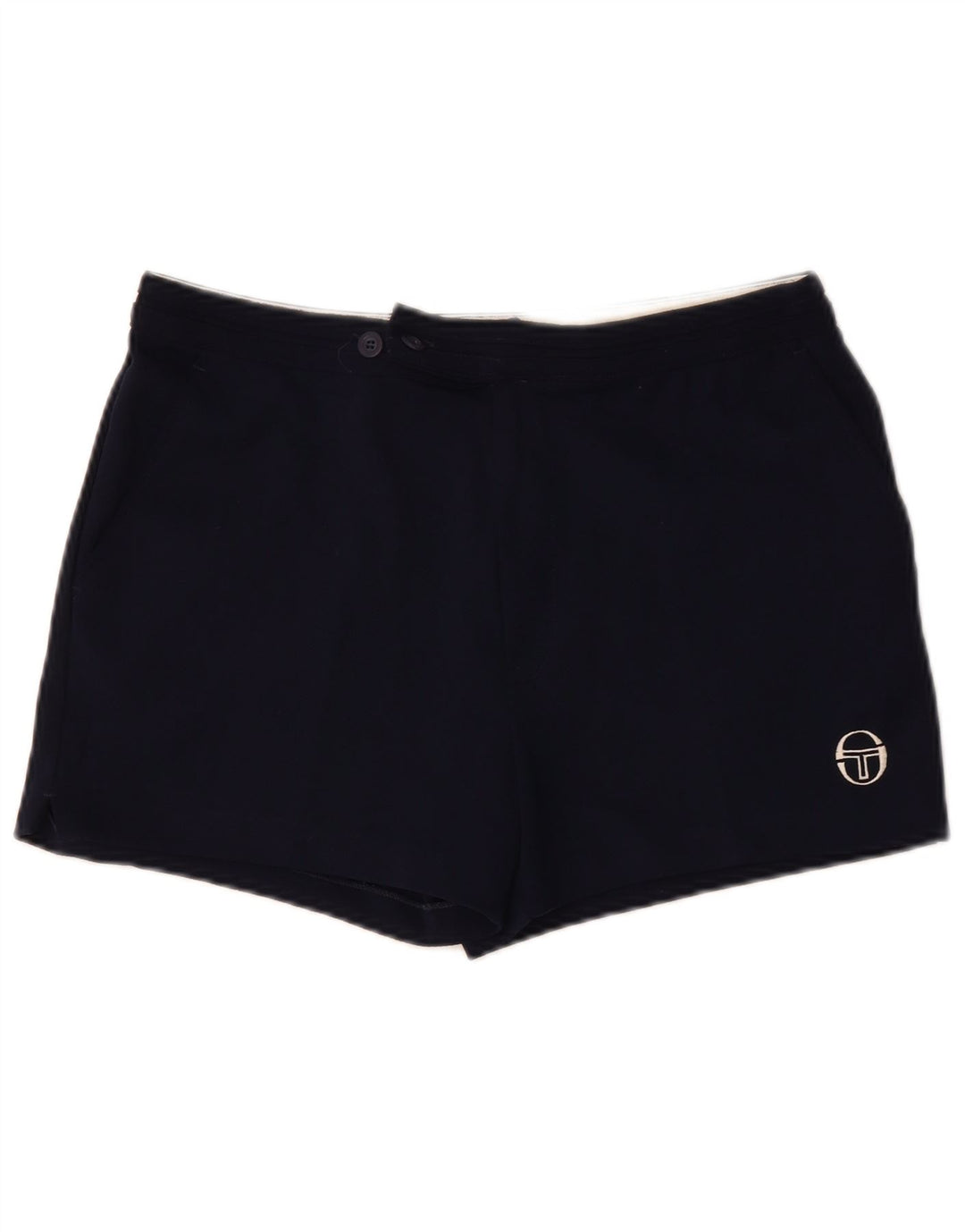 SERGIO TACCHINI Pantalones cortos chinos para hombre IT 52 XL W34 Azul marino Poliéster