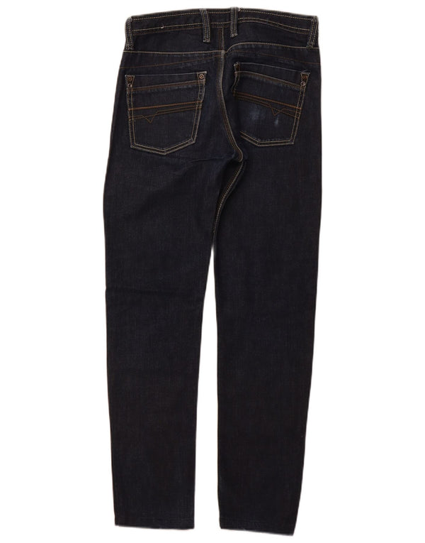 DIESEL Vaqueros rectos para niño 11-12 años W28 L27 Azul marino Algodón