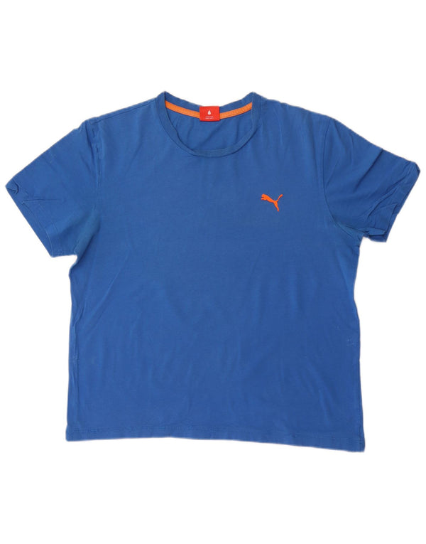 Camiseta Puma Hombre Top Grande Azul