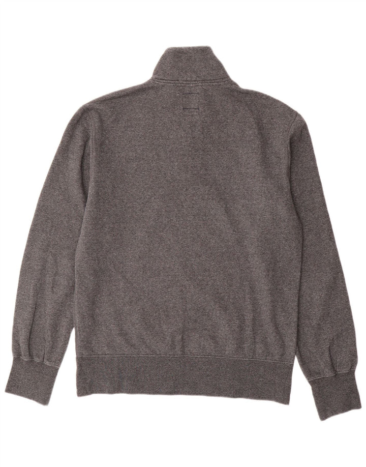 Champion Sudadera Con Cremallera Y Cuello Para Hombre Jersey Grande De Algodón Gris
