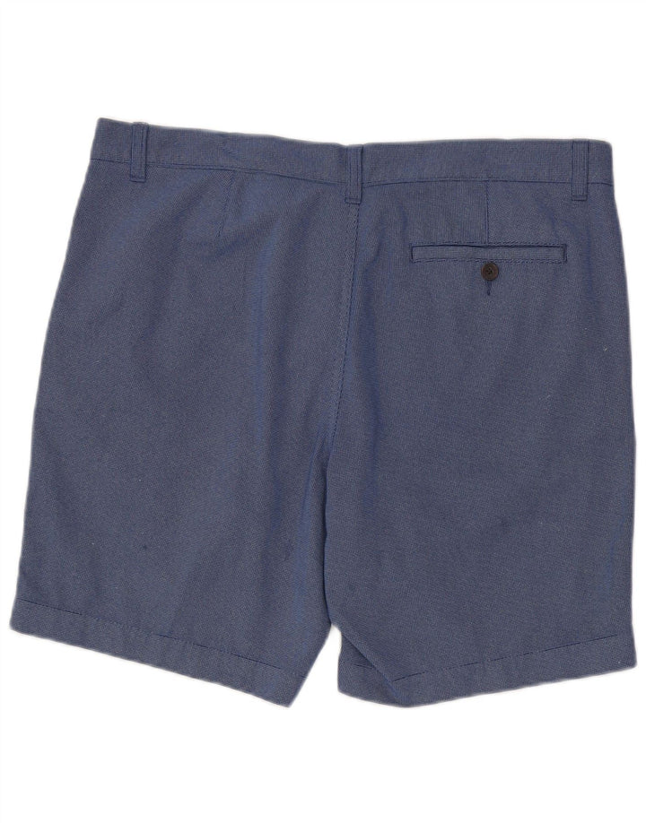 MARKS & SPENCER Pantalones cortos chinos para hombre W36 Algodón azul grande