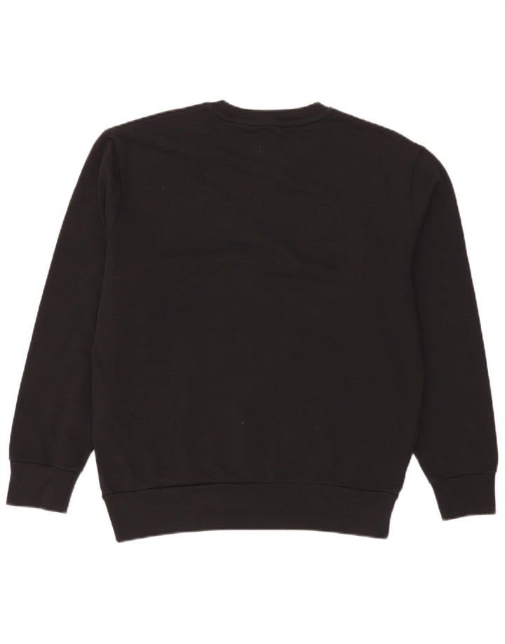 Levi's Mens Standard Graphic Sudadera Jumper Pequeño Negro