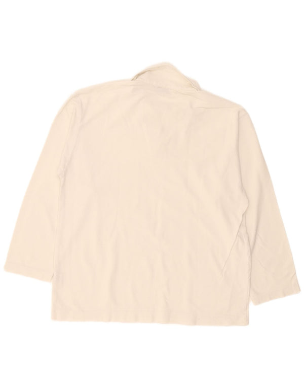 Napapijri Polo Manga Larga Hombre XL Blanco Algodón