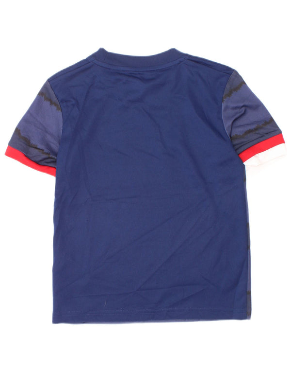 Adidas Camiseta Aeroready para niño 5-6 años Azul Marino Rayas Poliéster
