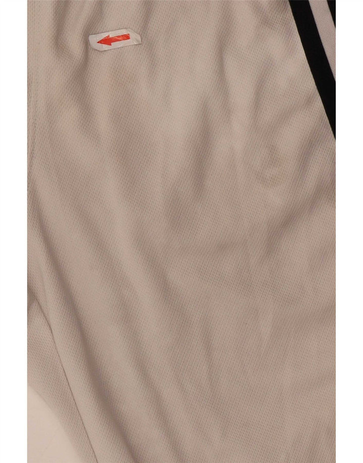 Shorts deportivos con estampado Jordan para hombre Poliéster color block blanco mediano