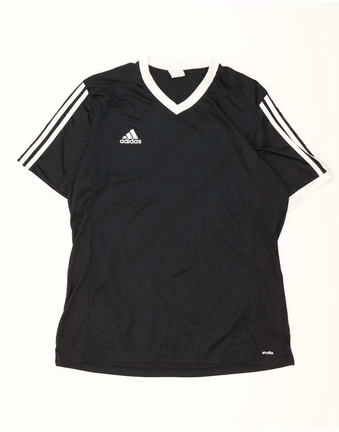 Adidas Hombre Climalite Camiseta Top XL Negro Poliéster