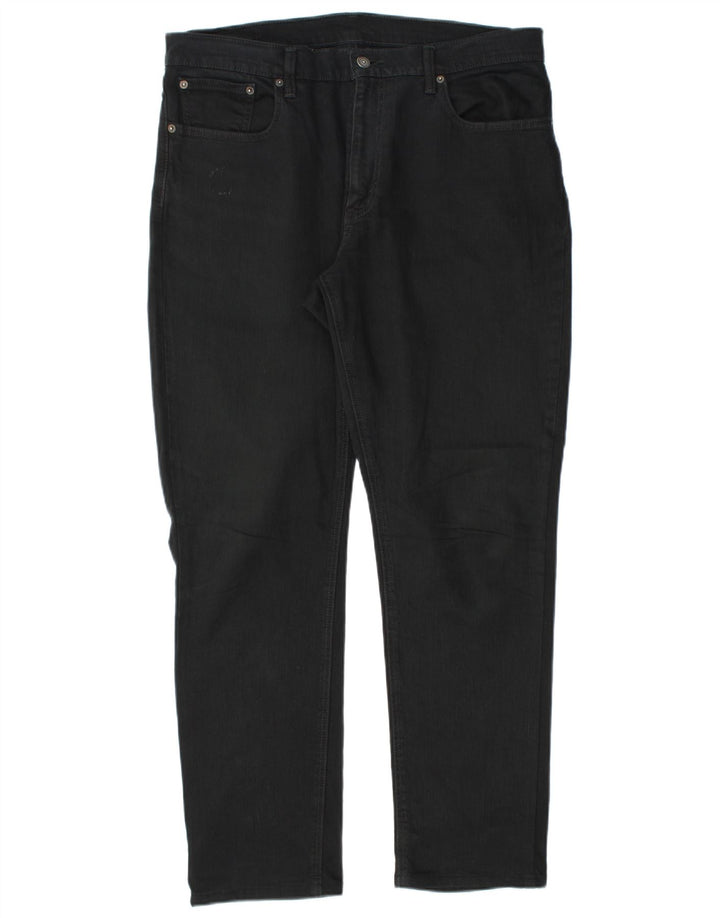 Vaqueros rectos Levi's para hombre W34 L32 Algodón negro