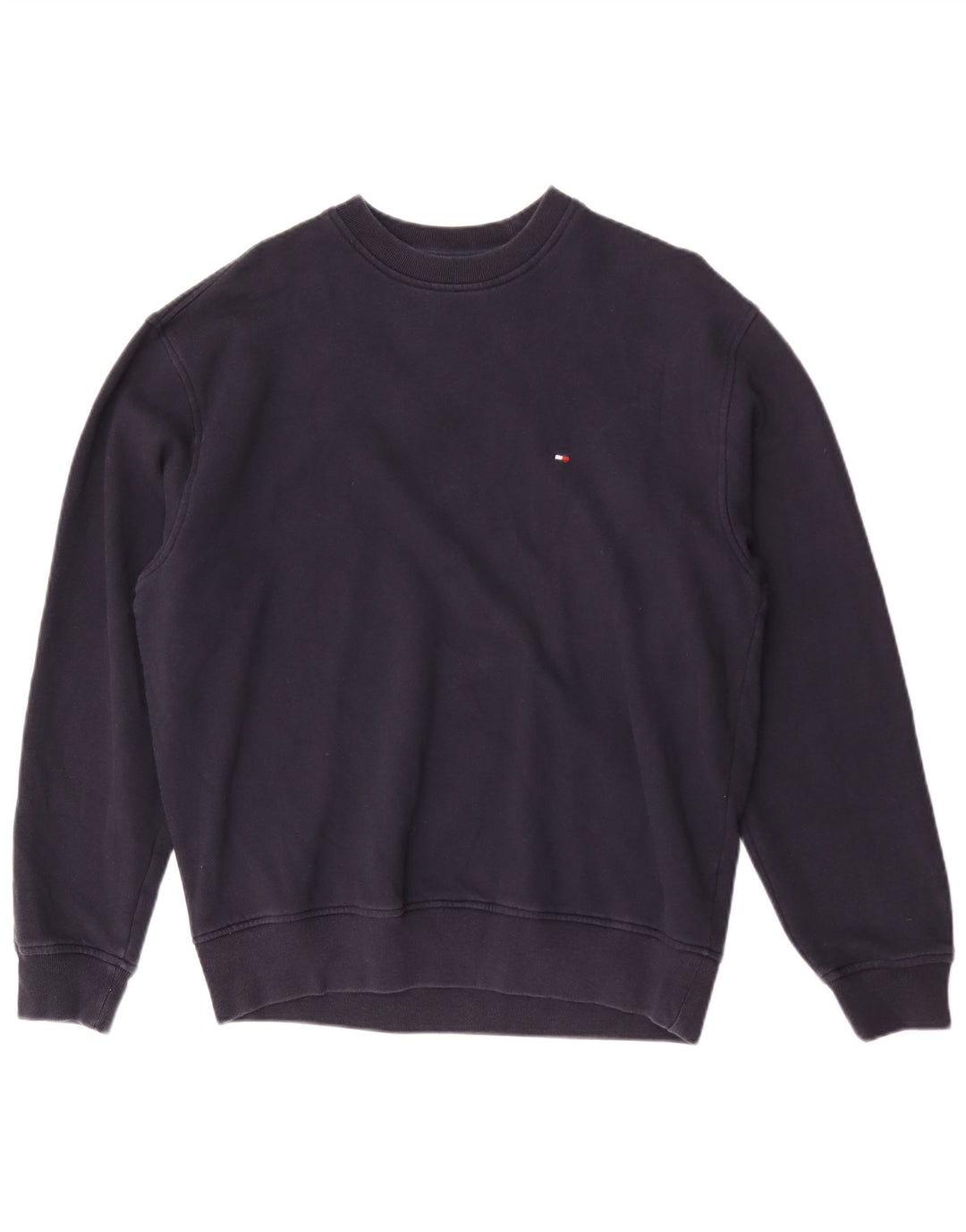 Tommy Hilfiger Hombre Sudadera Jumper Small Azul Marino Algodón