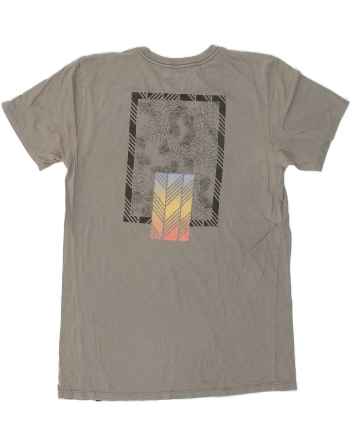 HURLEY Mens Graphic T-Shirt Top Small Grey Cotton Vintage Hurley and Second-Hand Hurley from Messina Hembry 