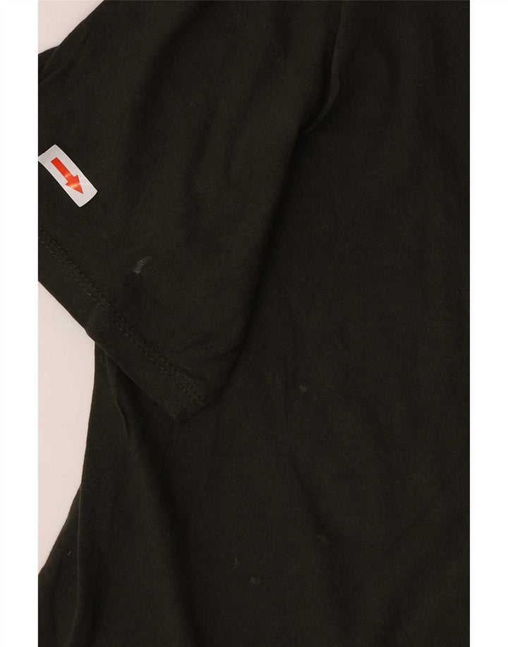 Camiseta Nike de corte atlético para hombre, parte superior de algodón verde medio