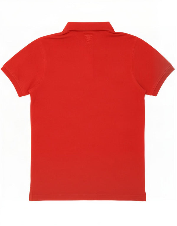 Polo Tommy Hilfiger Hombre Slim Fit Algodón Rojo Medio