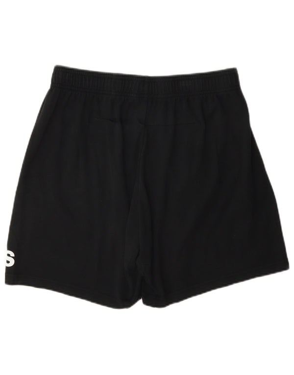 Adidas Pantalones cortos deportivos gráficos para hombre Algodón negro mediano