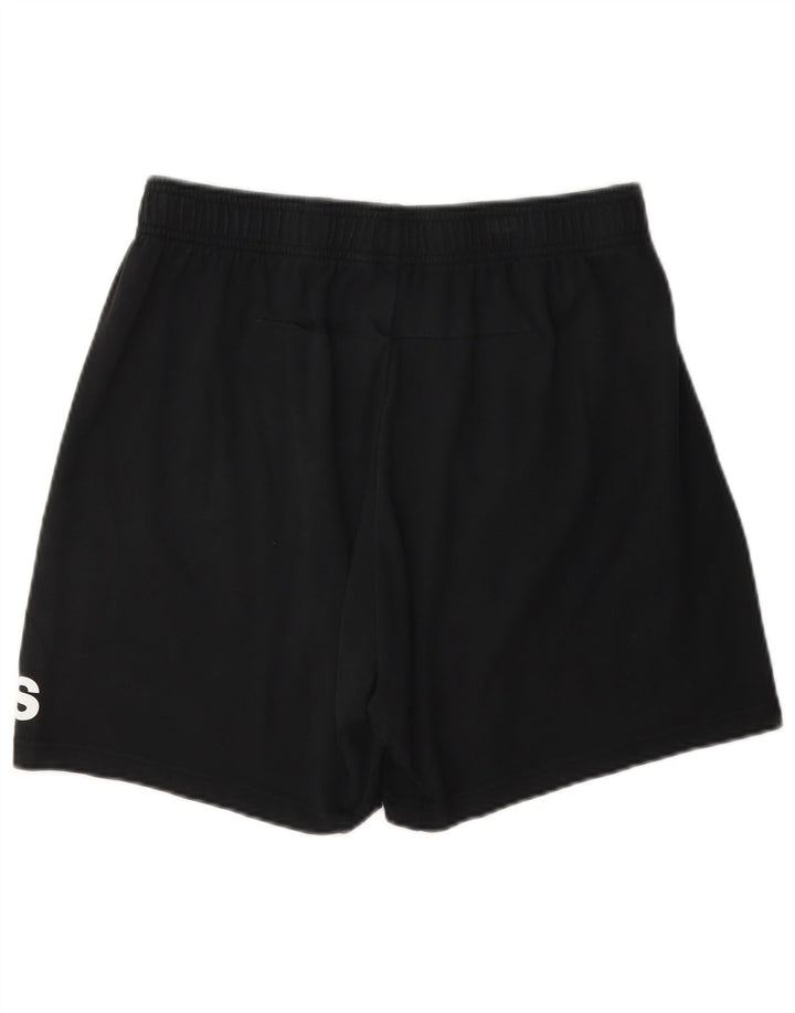 Adidas Pantalones cortos deportivos gráficos para hombre Algodón negro mediano