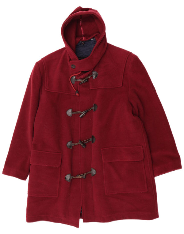 Marina Yachting Trenca holgada con capucha para hombre IT 48 Lana granate mediana