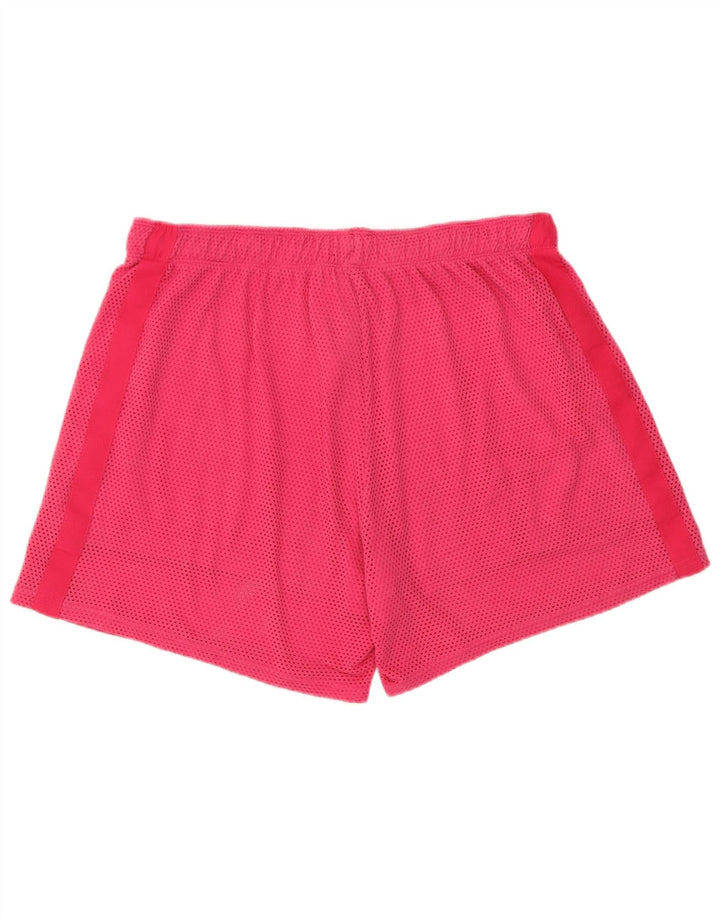 Nike - Pantalones cortos deportivos para mujer, talla grande, color rosa, poliéster