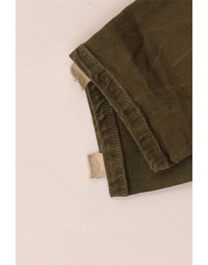 Zara Jeans Slim para Mujer EU 40 Medium W30 L27 Caqui Colorblock