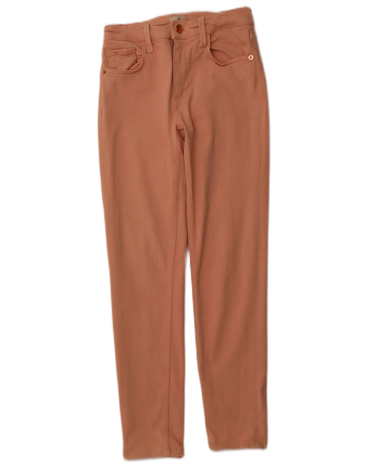 FRENCH CONNECTION Vaqueros ajustados para mujer UK 6 XS W24 L25 Algodón rosa