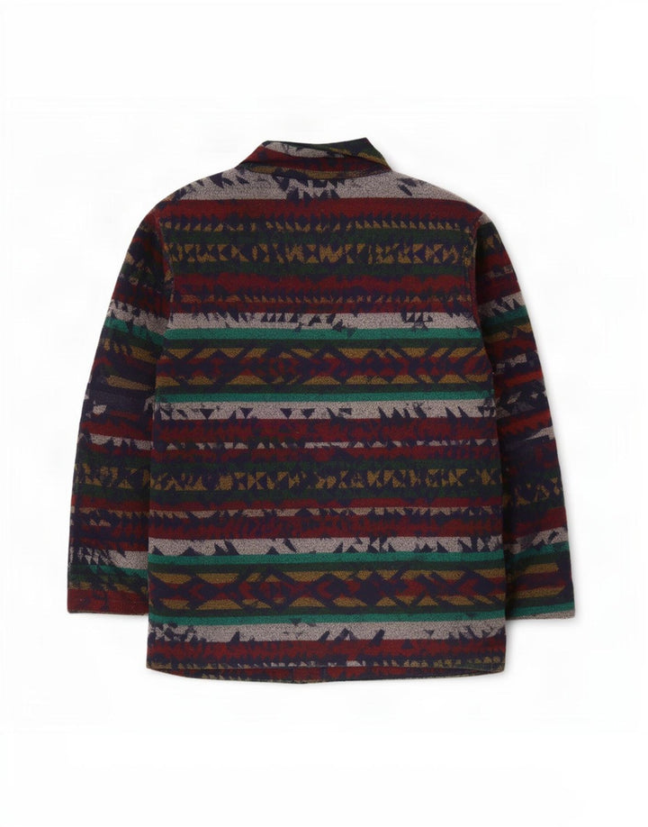 S.Oliver Abrigo para hombre UK 40 Grande Lana Fair Isle multicolor
