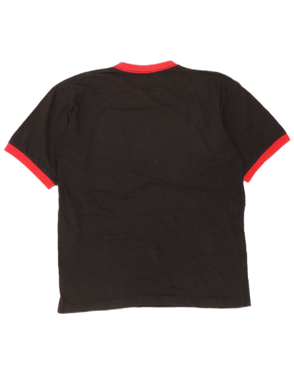 Fila Camiseta para hombre Top Small de algodón color block negro