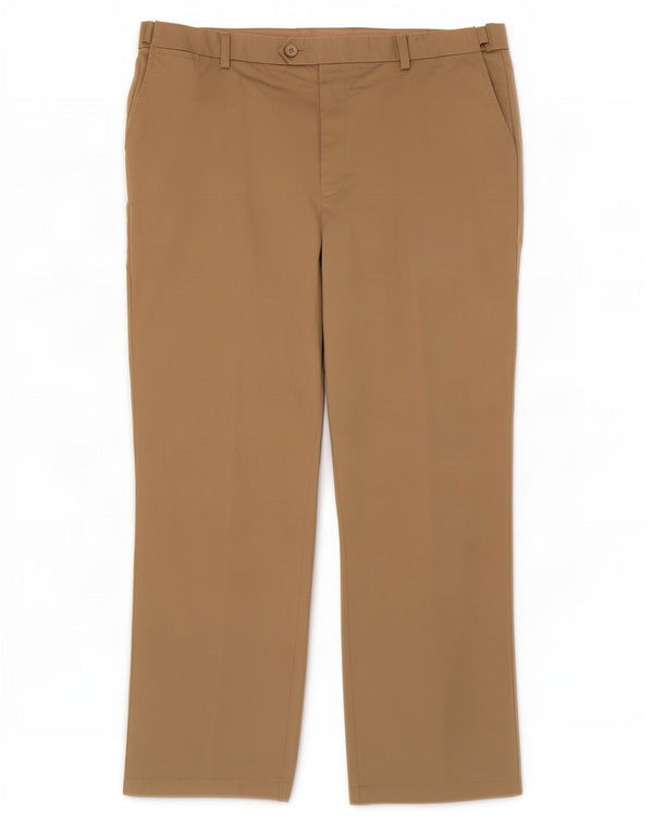 Marks & Spencer Pantalón recto de traje azul Harbor para hombre W44 L33 Beige