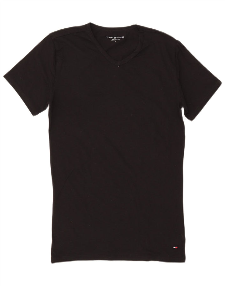 Camiseta Tommy Hilfiger Hombre Top Medium Negro Algodón