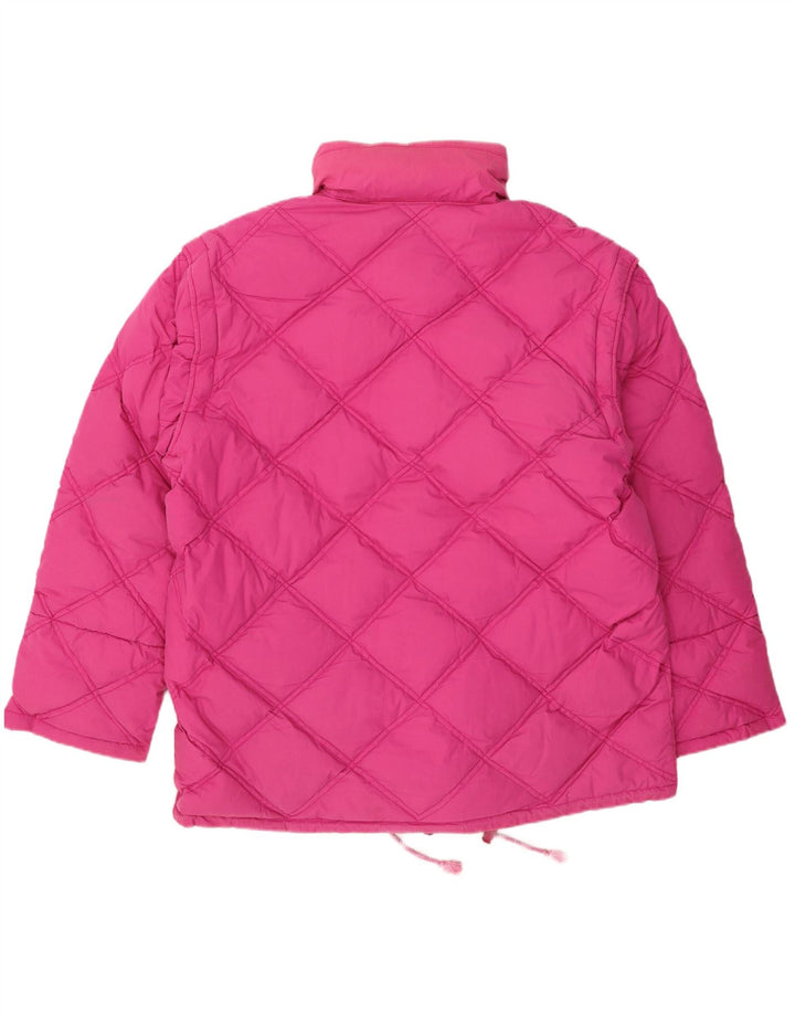 Dolomite Chaqueta acolchada reversible con capucha para hombre UK 42 XL Poliéster rosa