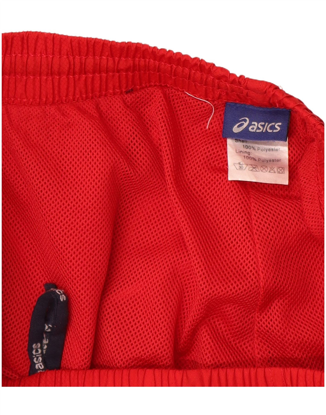 ASICS - Pantalón de chándal para hombre, color rojo medio, poliéster