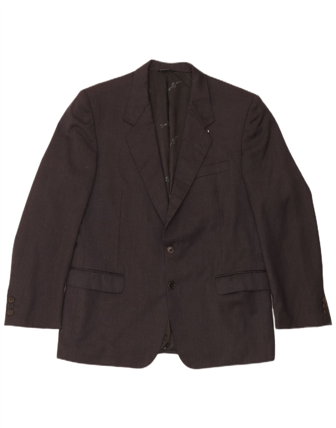 Pierre Cardin Chaqueta Blazer de 2 Botones para Hombre UK 38 Mediano Púrpura