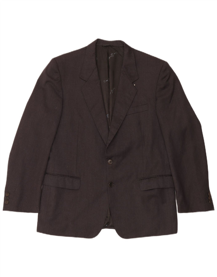 Pierre Cardin Chaqueta Blazer de 2 Botones para Hombre UK 38 Mediano Púrpura