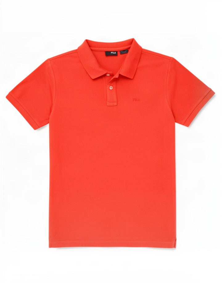 Polo Fila Hombre Algodón Rojo Medio